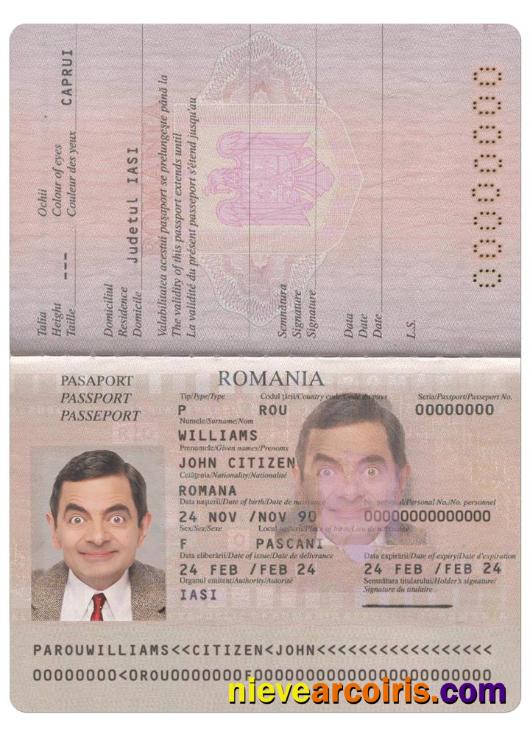 ROMANIA passport version 2